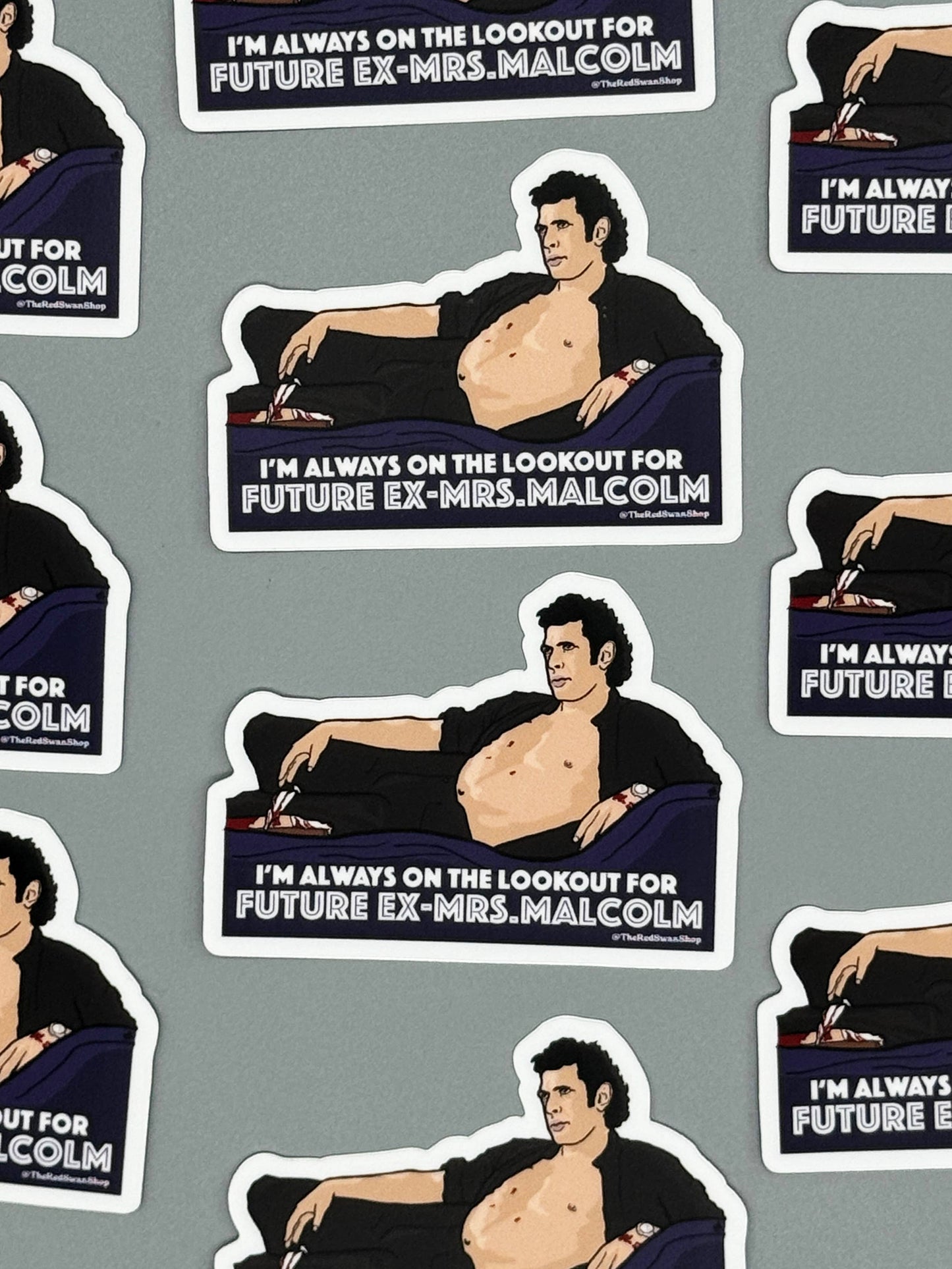 Ian Malcolm Sticker