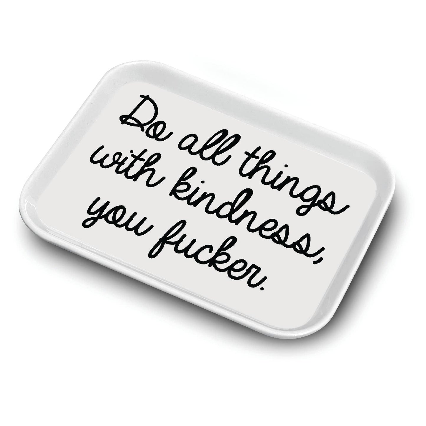 Do All Things Small Trinket Tray