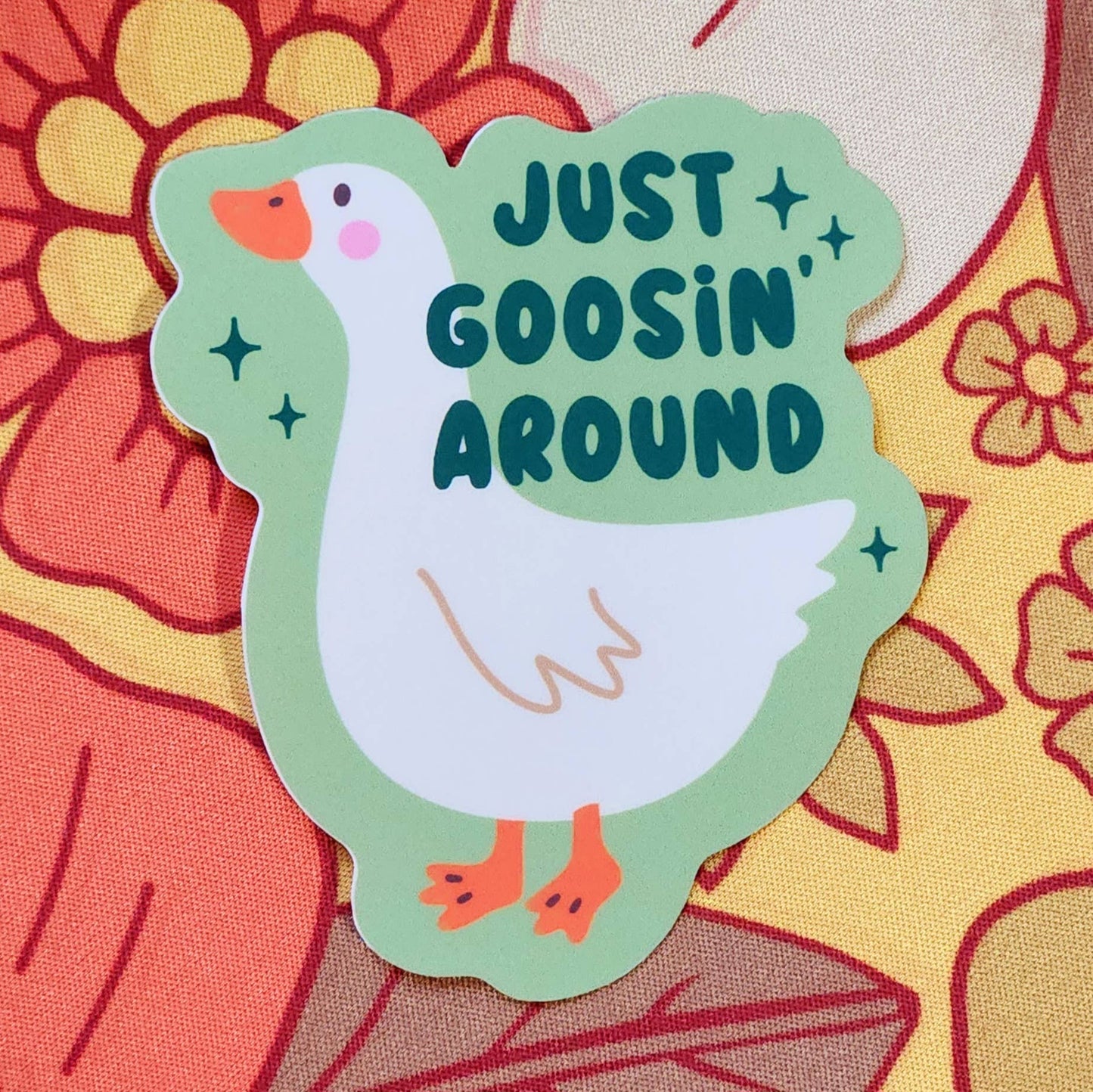 Goosin Around Sticker