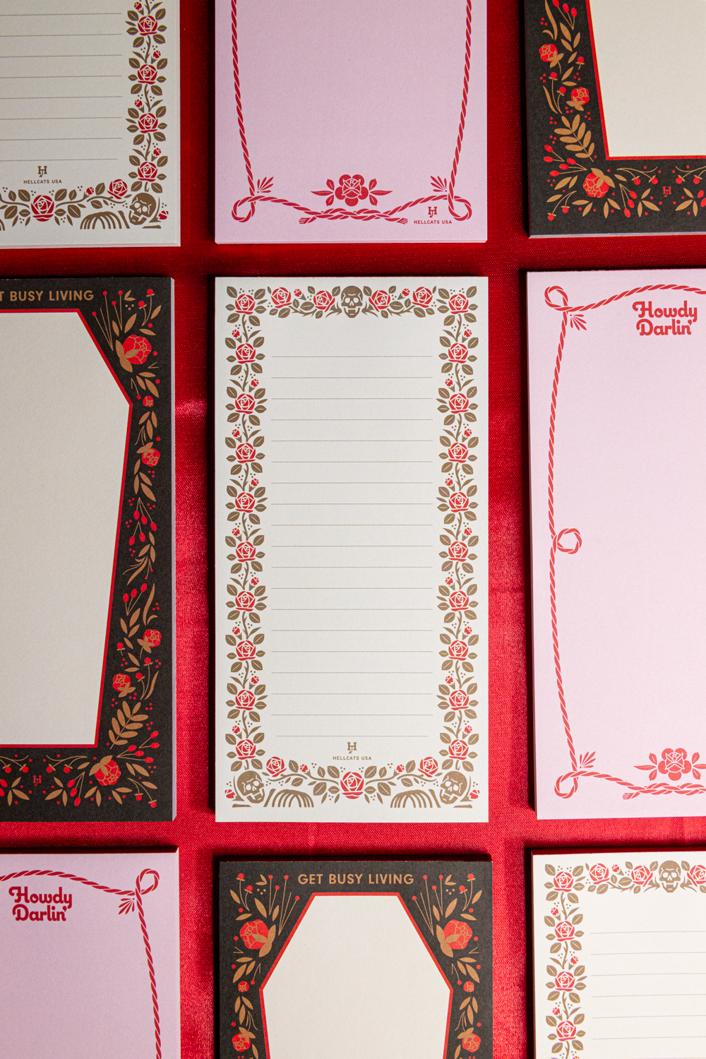 Skull & Roses Notepad