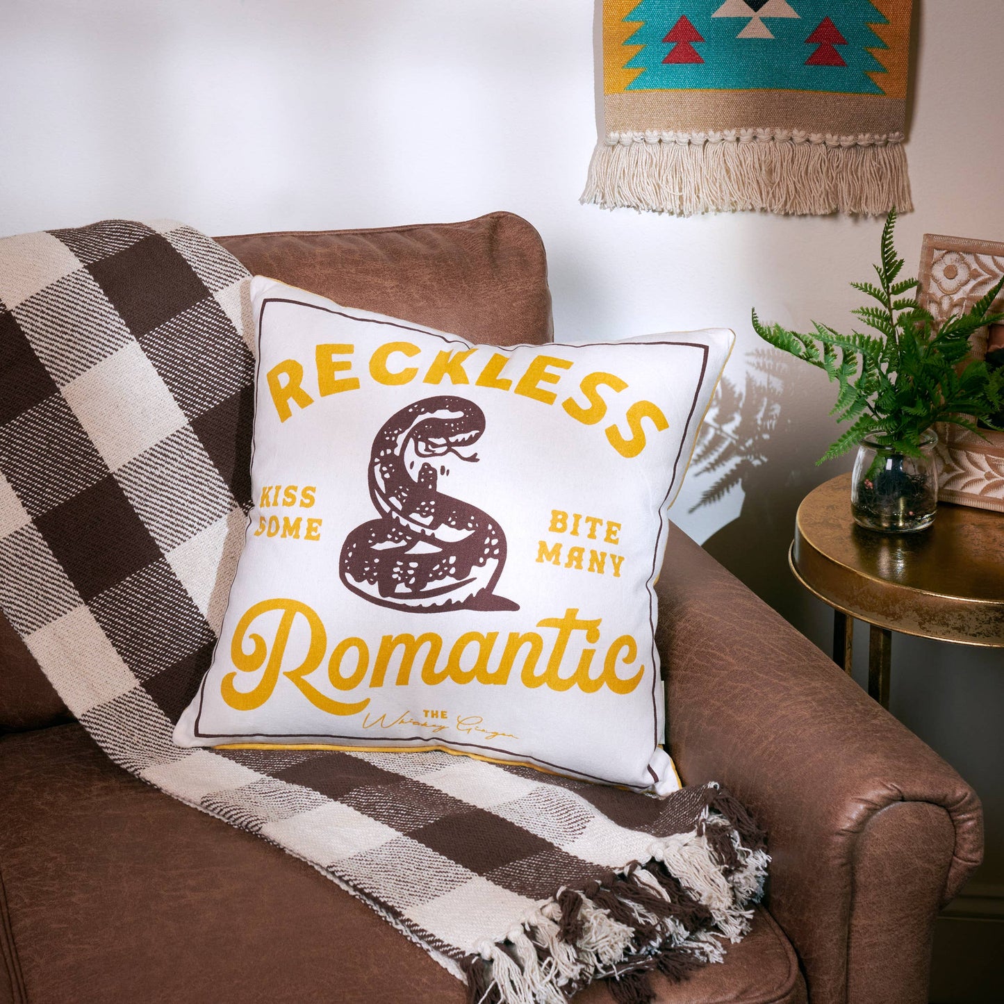 Reckless Romantic Pillow