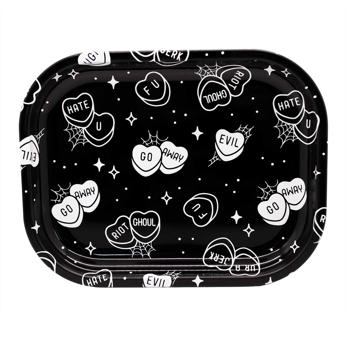 Rotten Hearts Metal Tray