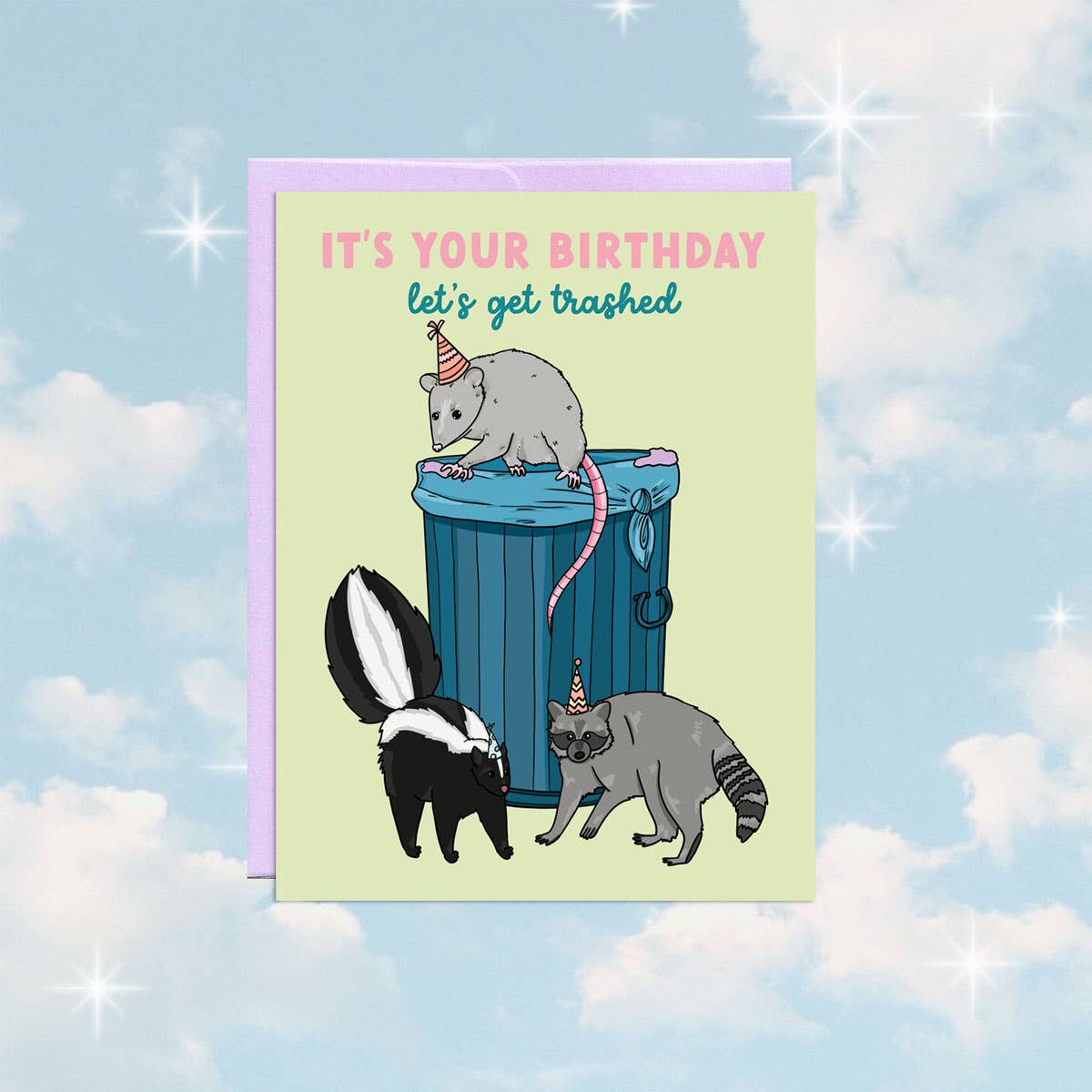 Trashed Birthday Birthday Greeting Card