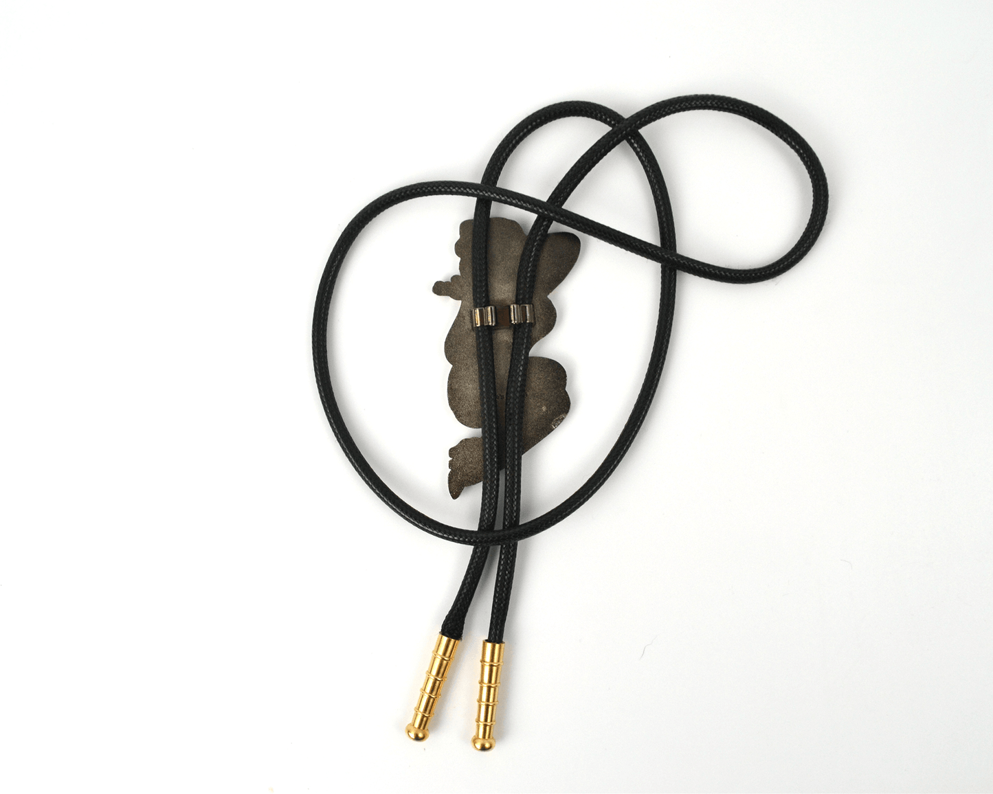 Pinup Bolo Tie, Black Nickel, 3 Inch