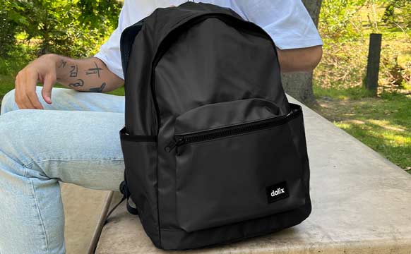 Black Classic Vibes Backpack
