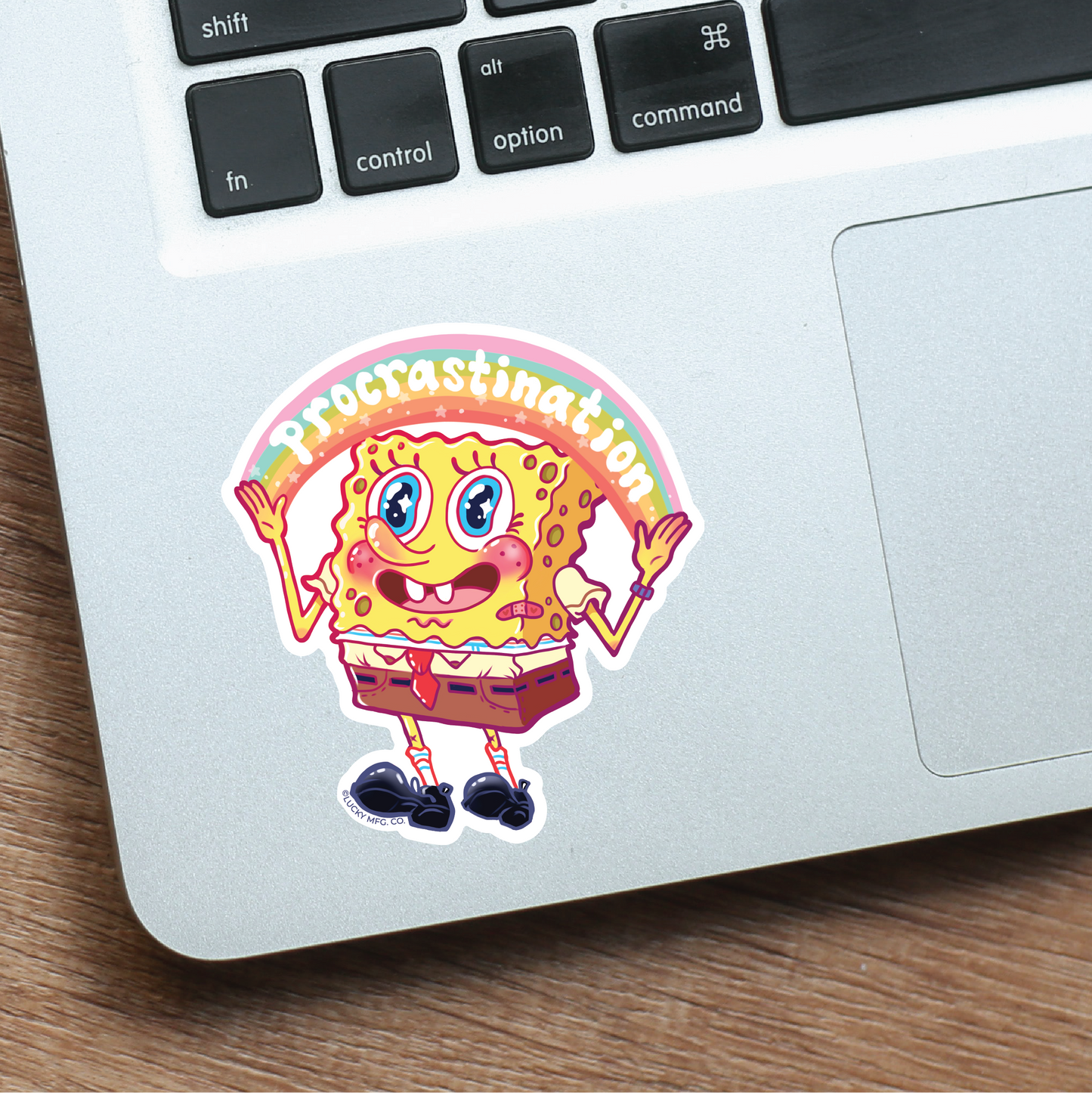Spongebob Procrastination Parody Vinyl Sticker