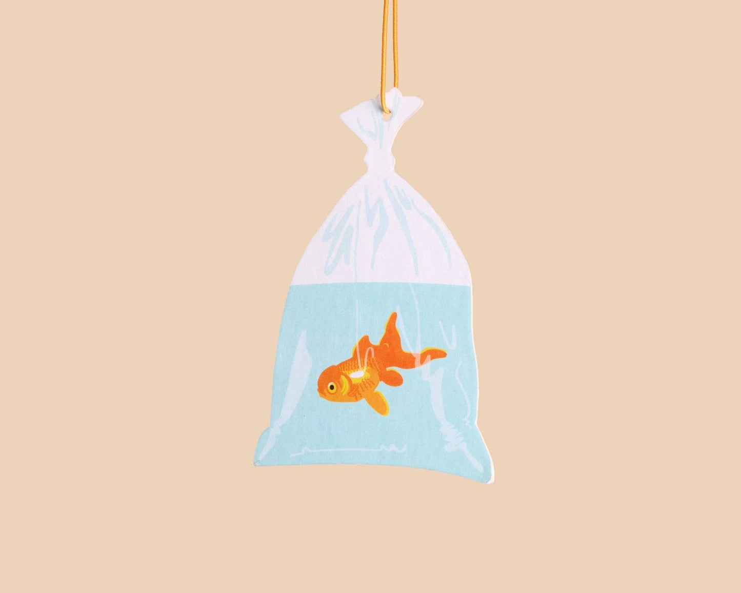 Goldfish in a Bag Air Freshener - Rain Scent - Fathers Day Gift Mothers Day Spring Easter