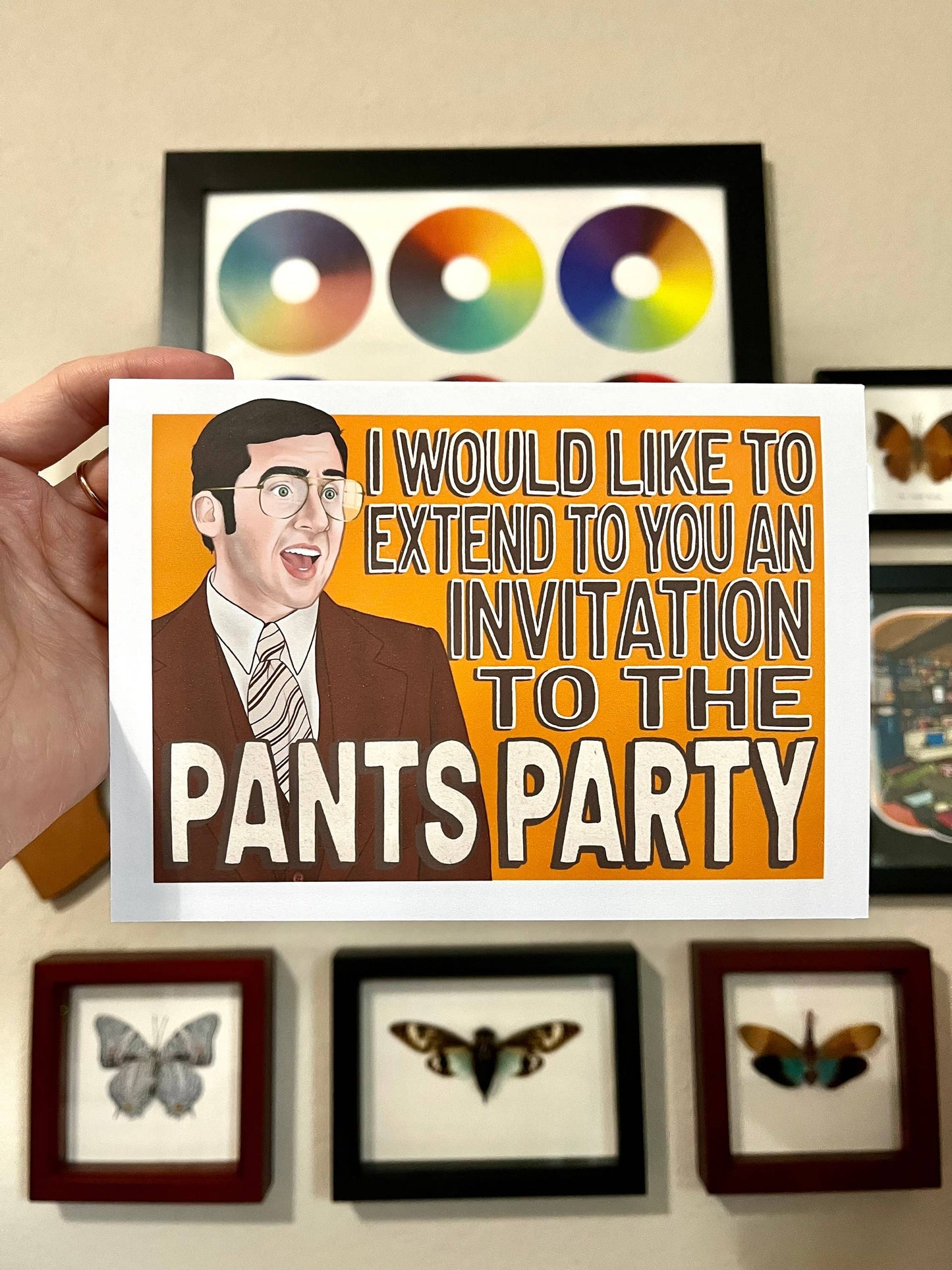 Anchorman Steve Carell Greeting Card