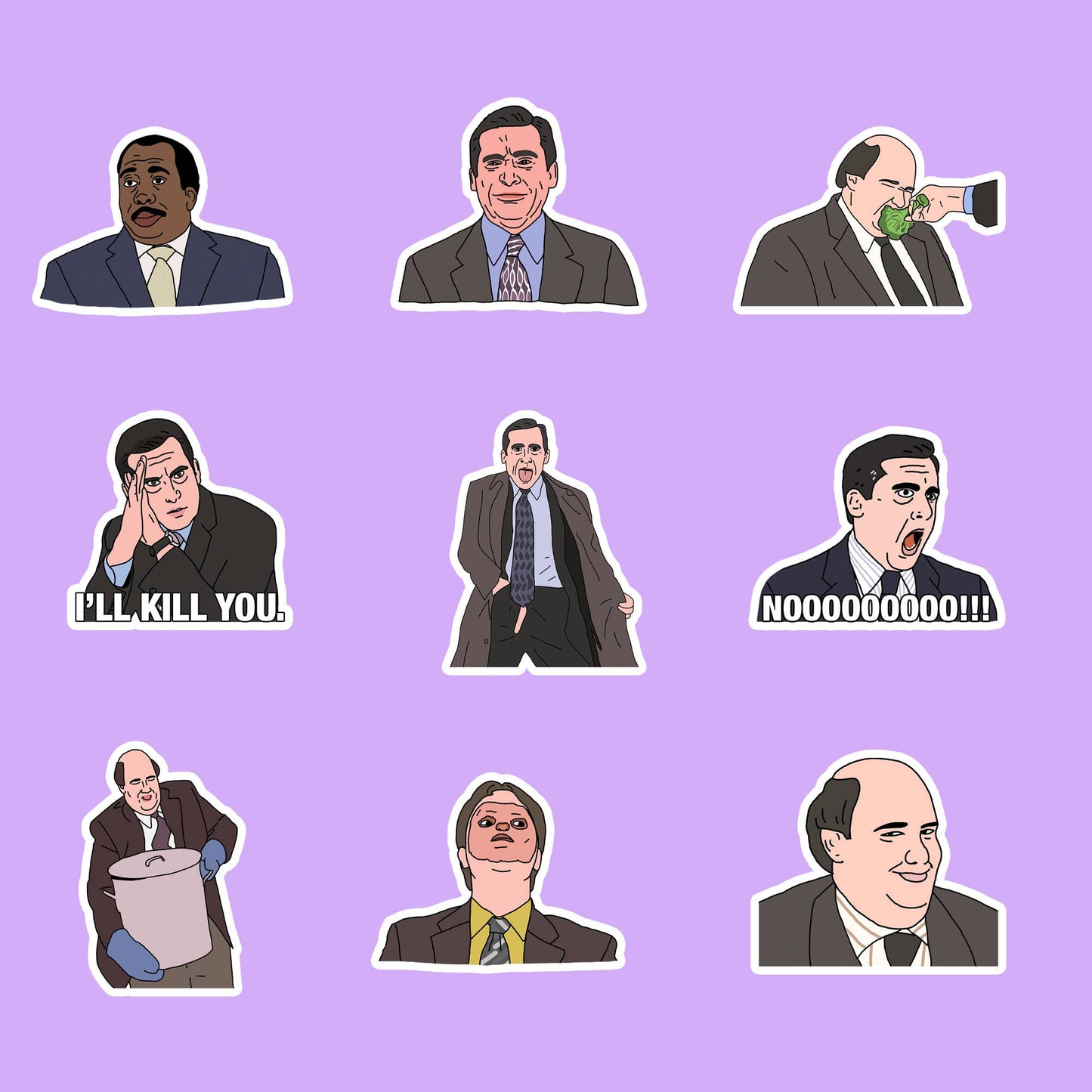 The Office Sticker- Michael Scott, I'll Kill You