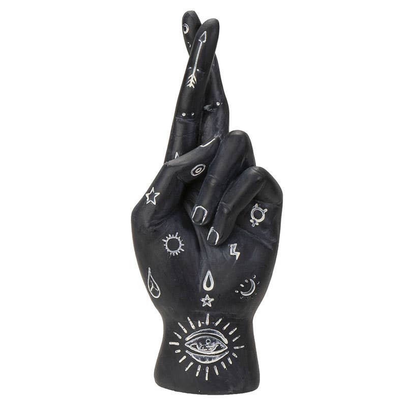 Black Palmistry Hand Decor