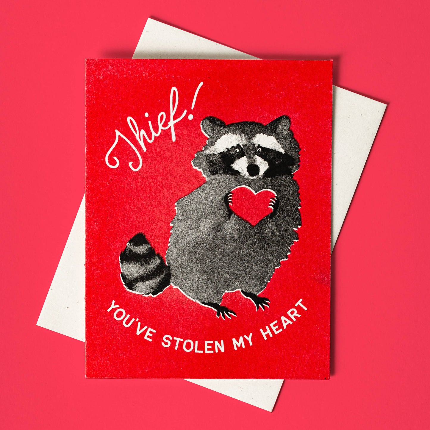 Thief! Risograph Greeting Card