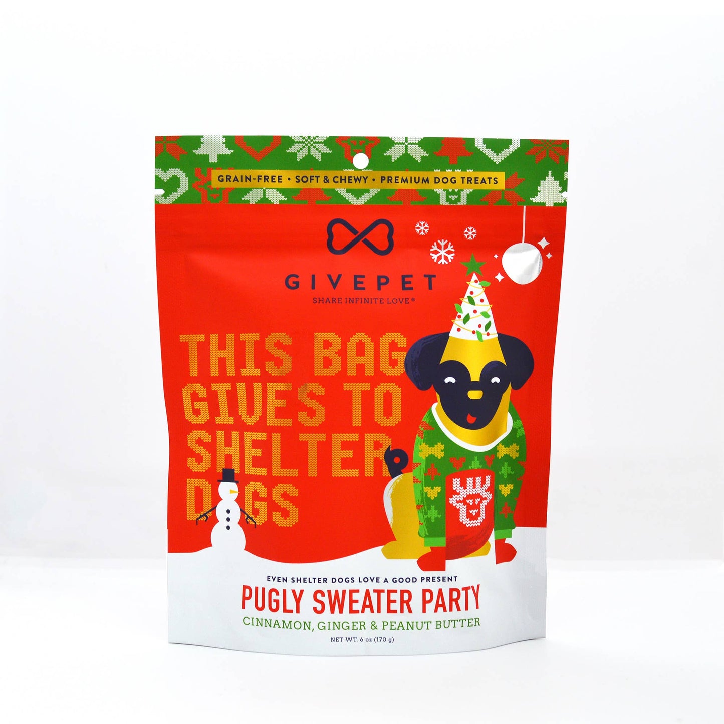 Pugly Sweater Party Dog Treats