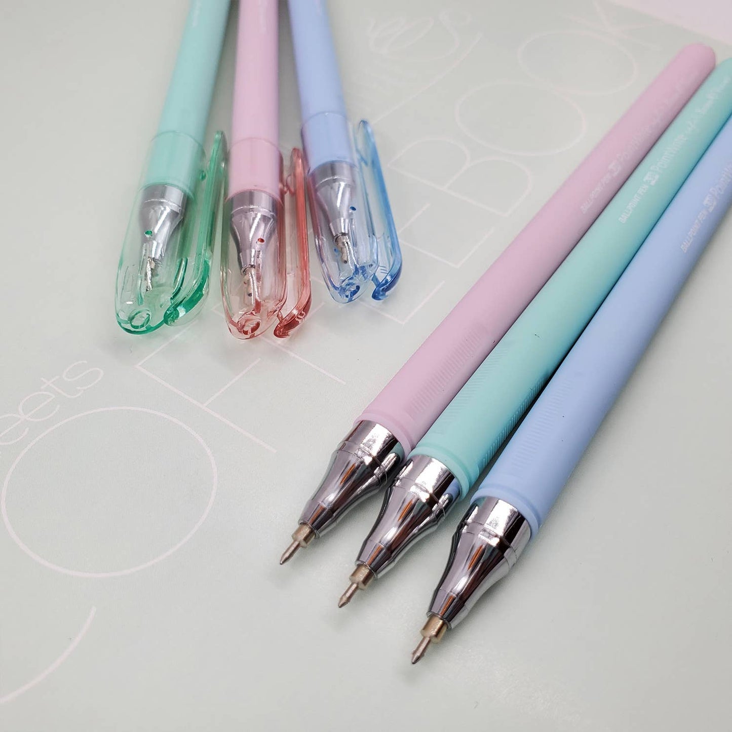 PointWrite Zefir Pen, Assorted Colors (Pink, Blue, Green)