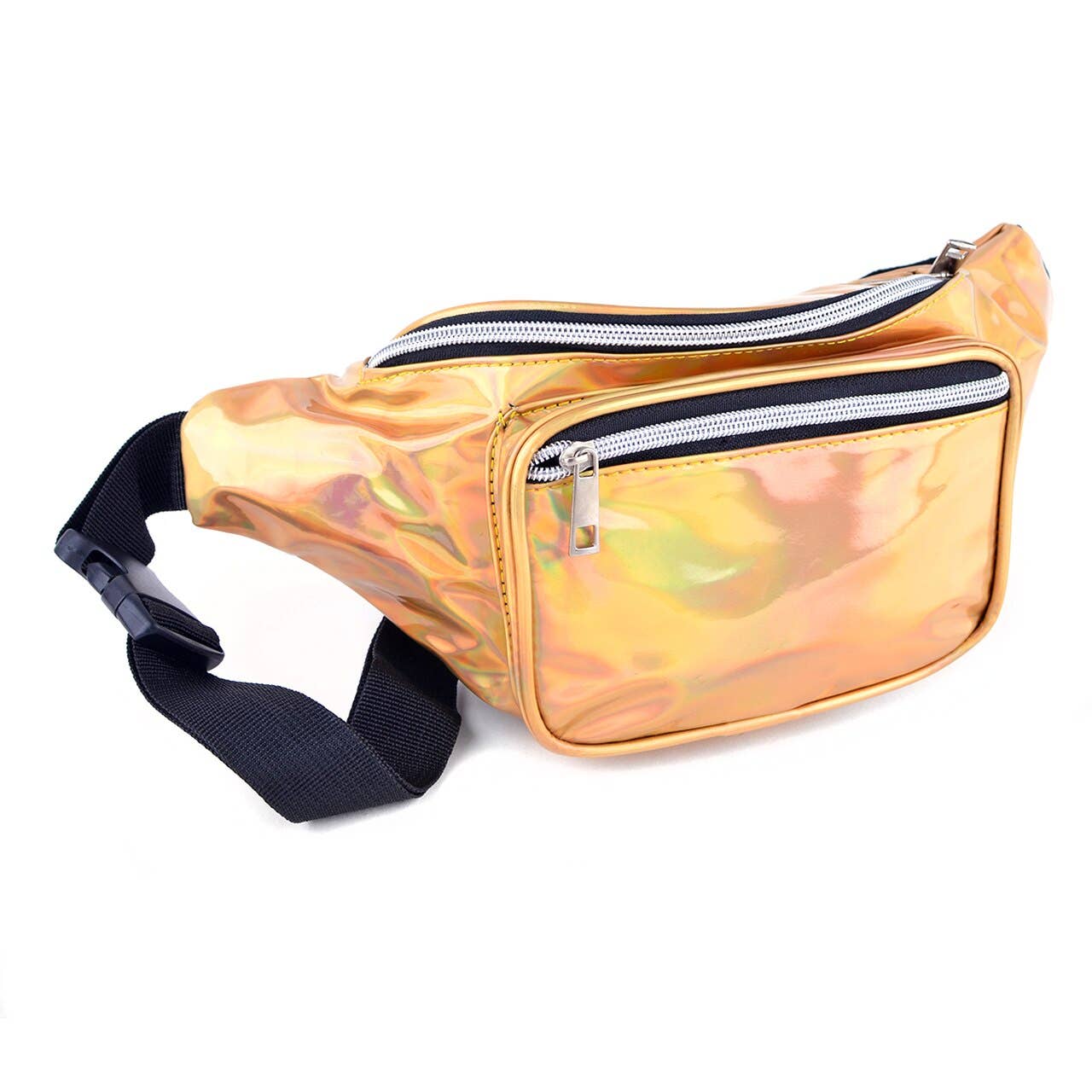 Golden Iridescent Metallic Fanny Pack