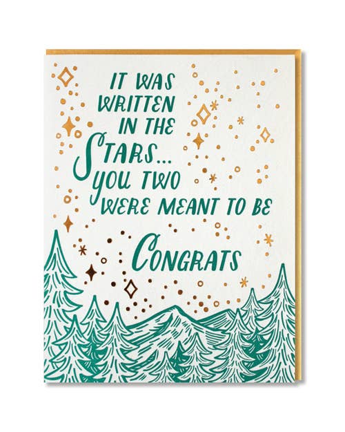 Written in the Stars Greeting Card