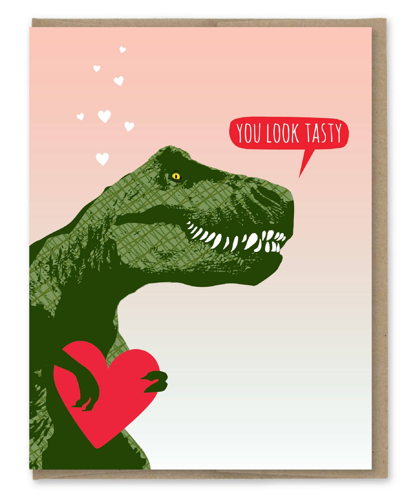 You Look Tasty TRex GreetingCard