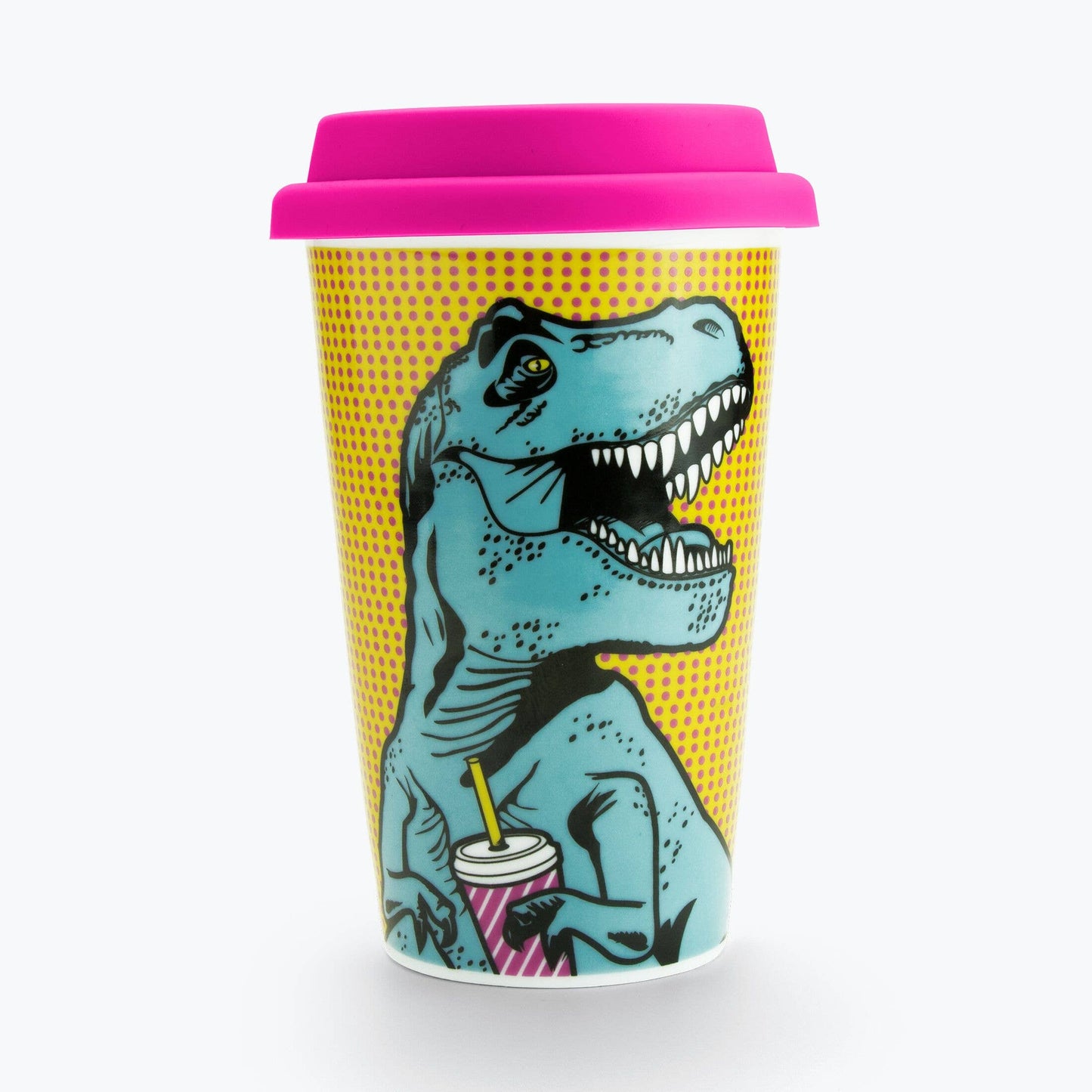 T-Rex Double Wall Travel Mug