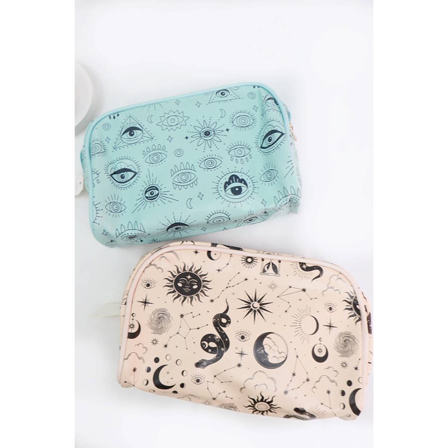 Mystic Print Cosmetic Bag, Assorted Colors