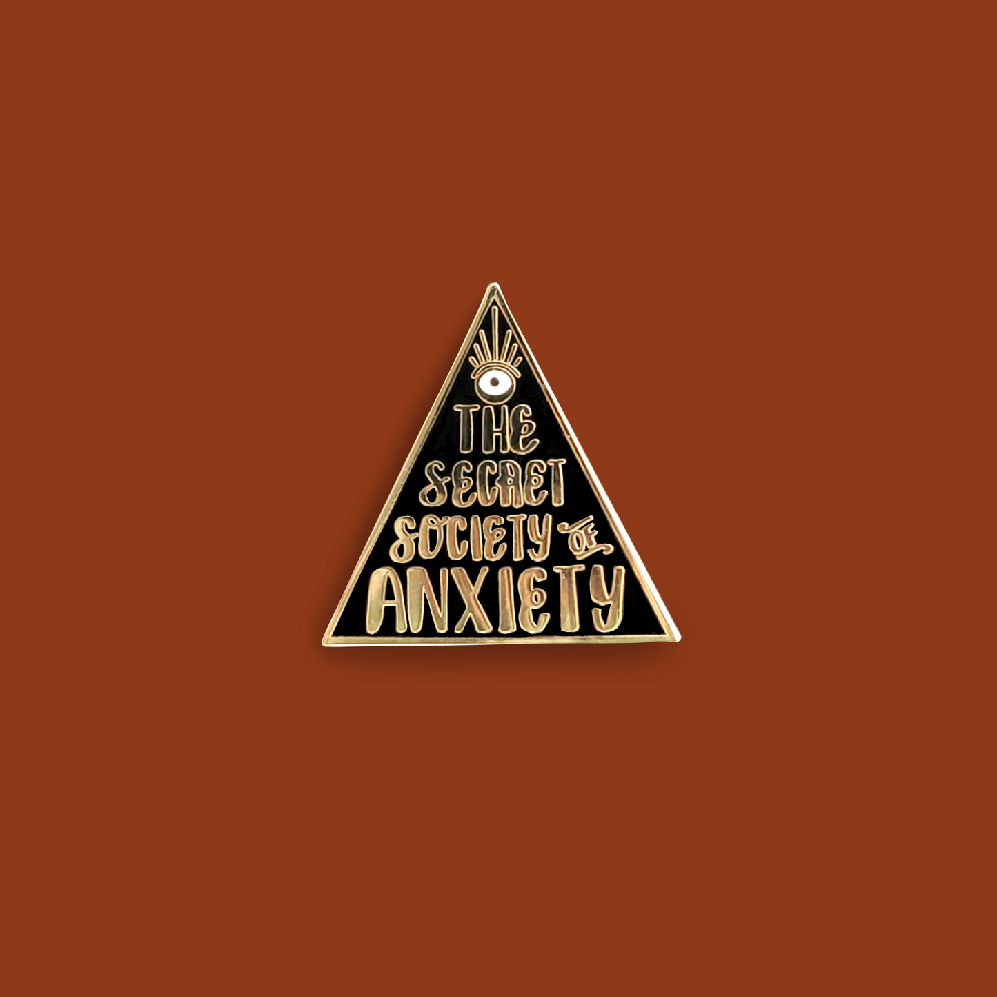 The Secret Society of Anxiety Enamel Pin