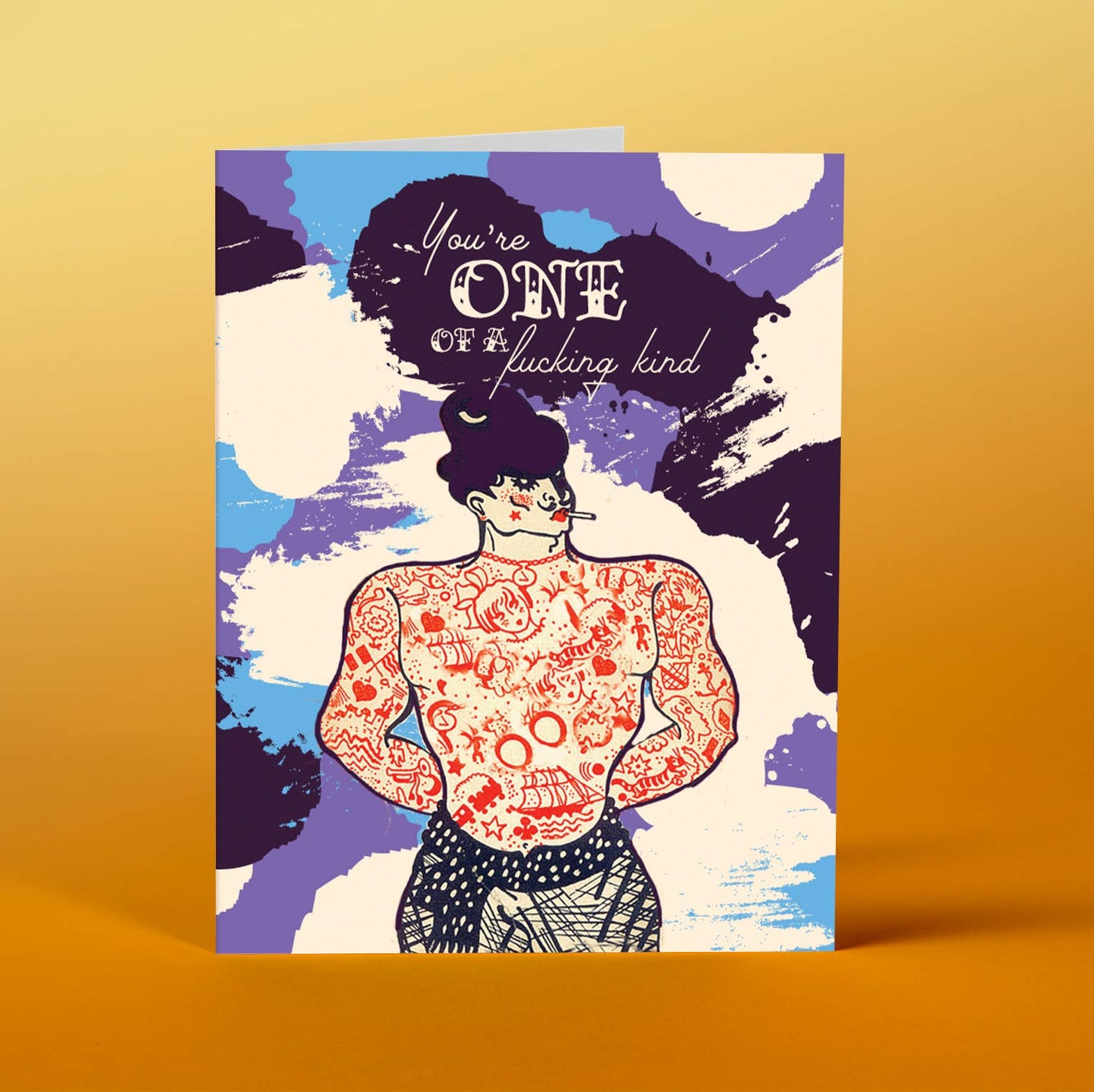 One of a Fucking Kind Greeting Card