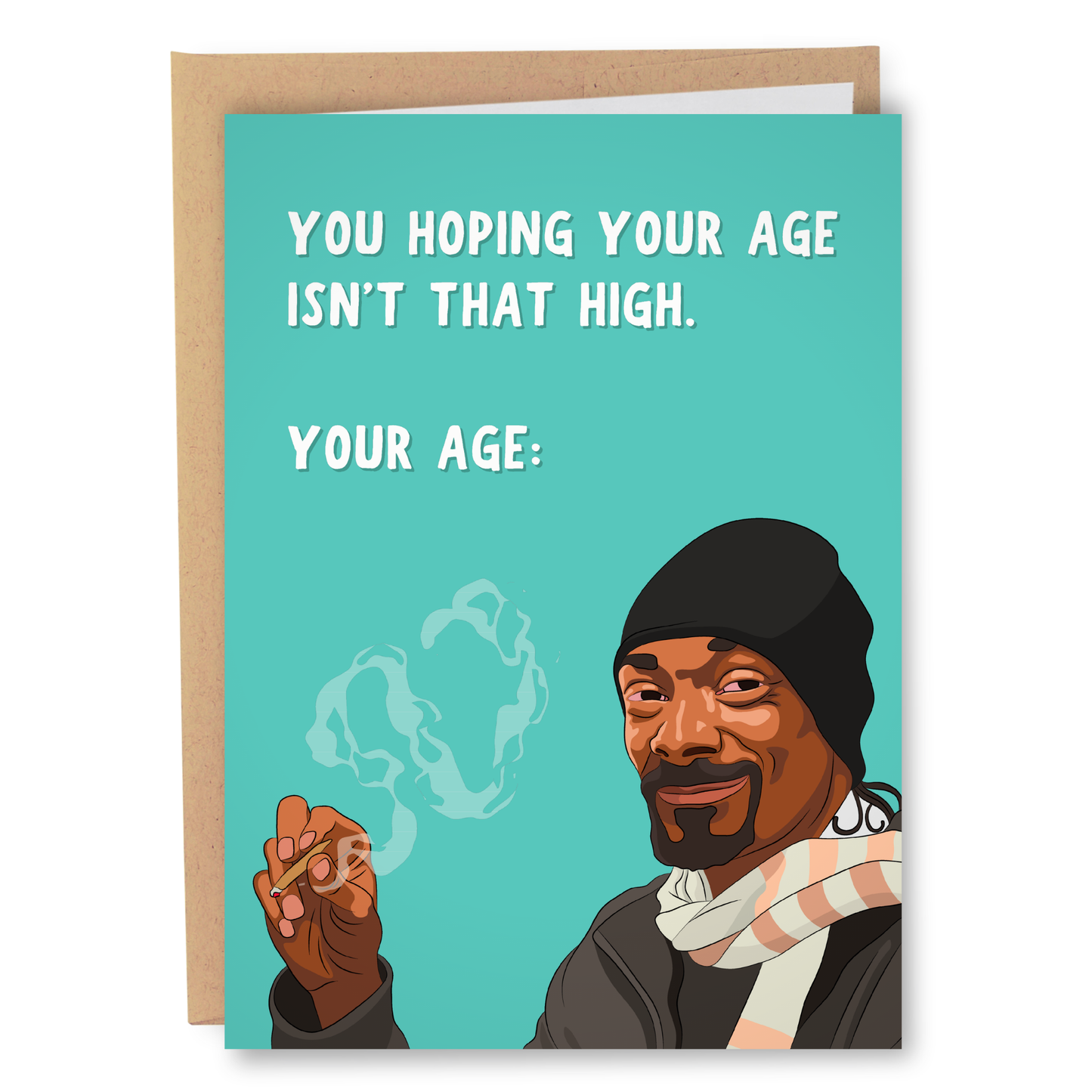 Snoop High Birthday Greeting Card