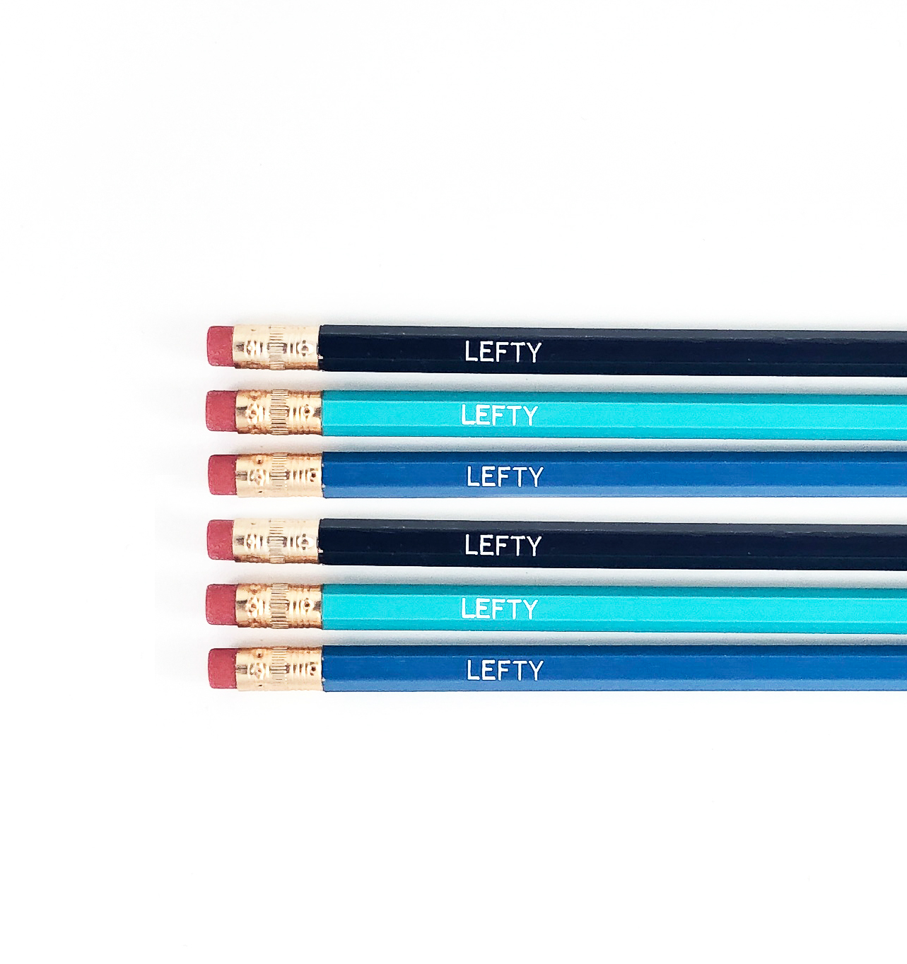 Lefty Pencils, Set of 6