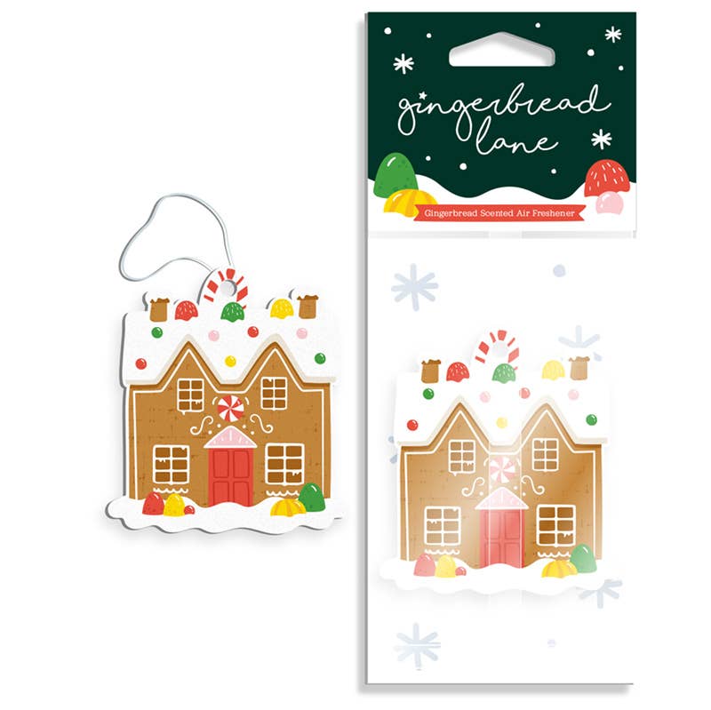 Gingerbread Lane Christmas Holidays Car Air Freshener