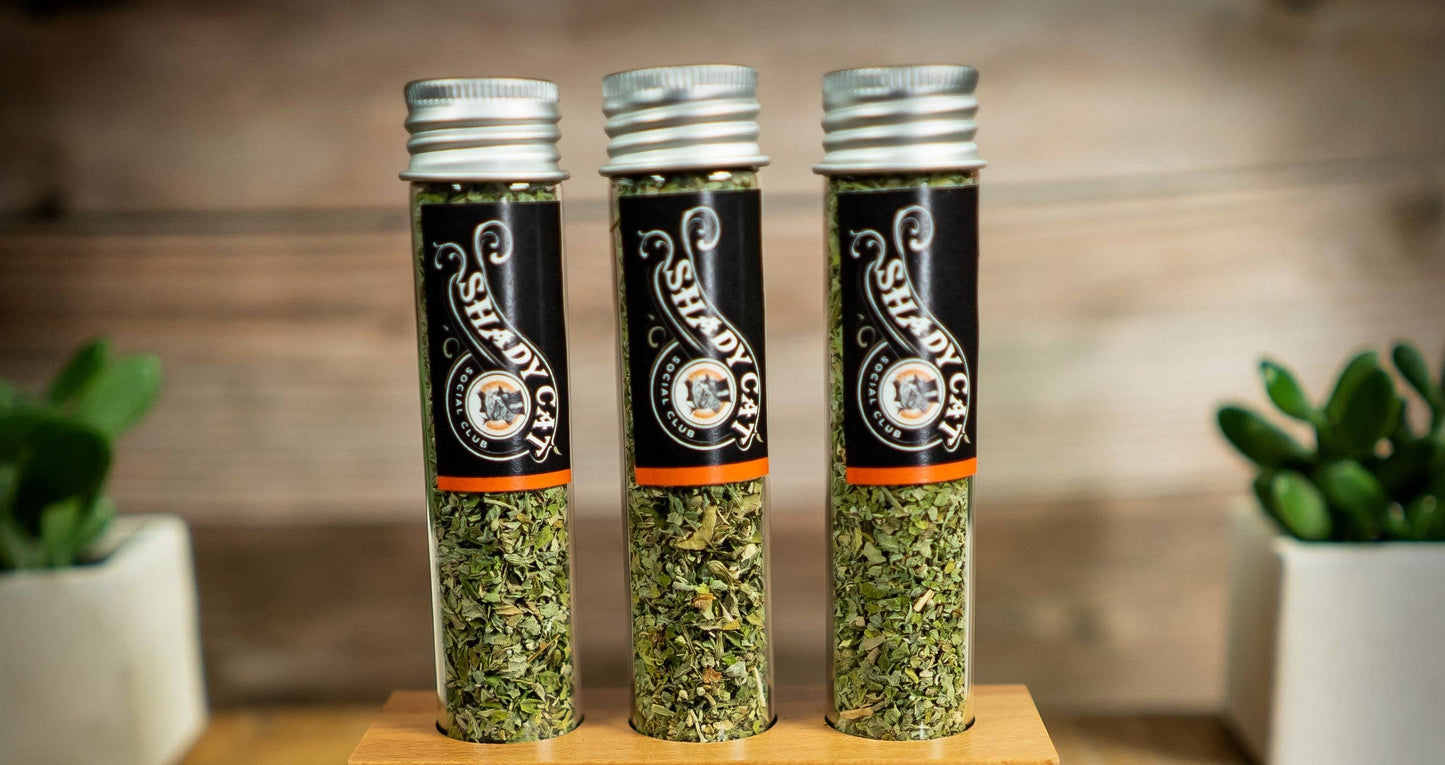 Organic Fine Ground Blend Catnip Tube