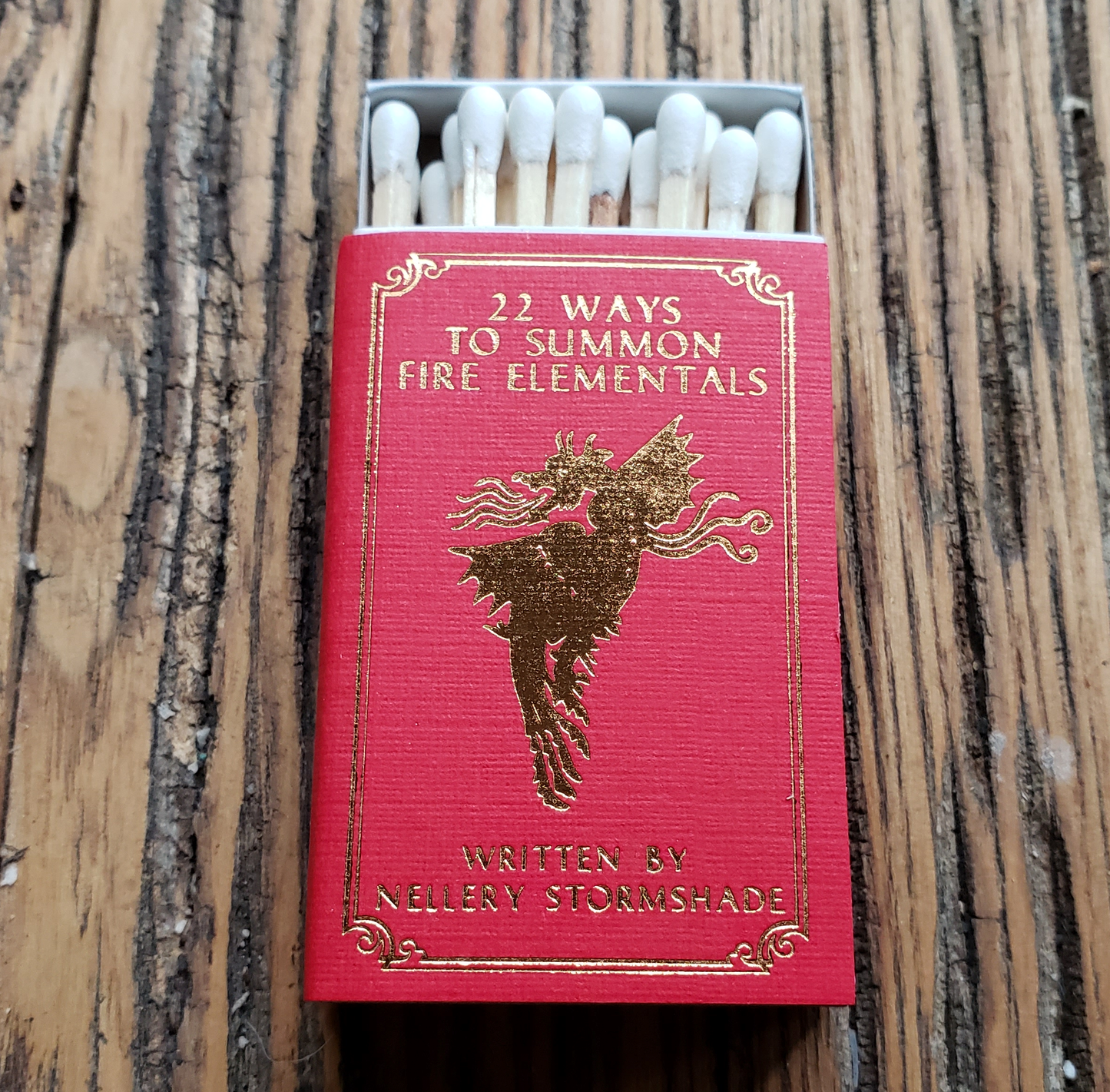 FIRE - Evocation Spellbook Matchboxes