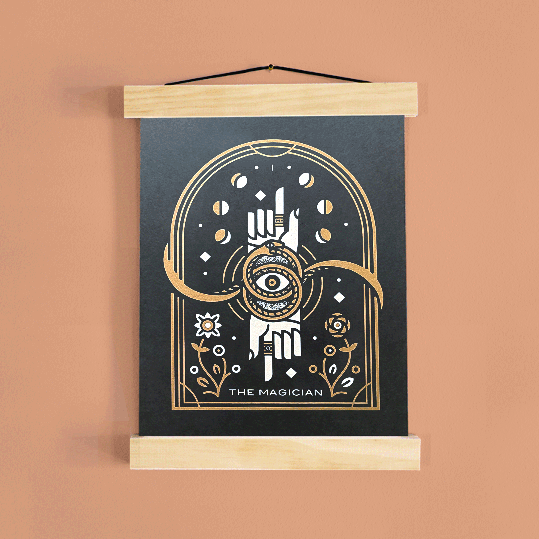 Magician Tarot Glow in the Dark Art Print