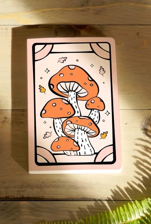 Tarot Mushrooms Layflat Notebook