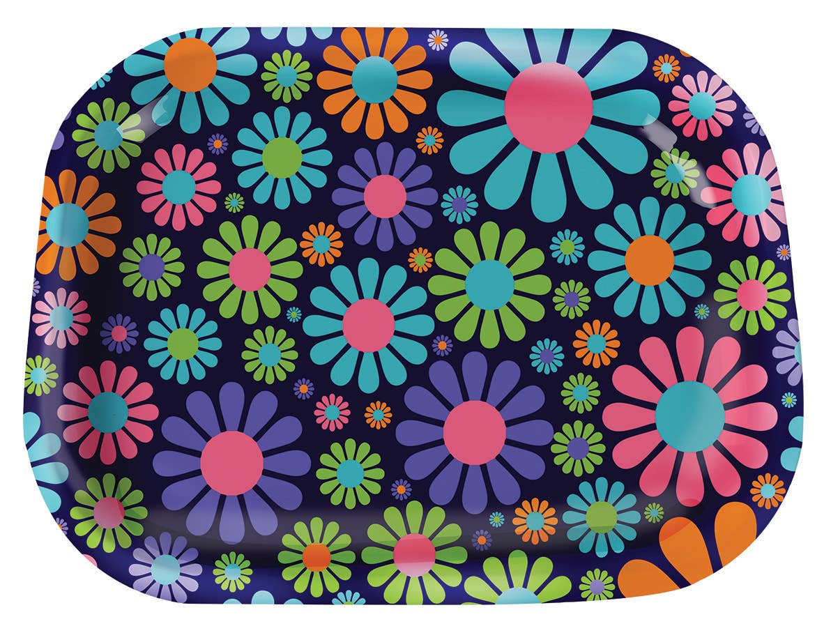 Retro Art Small Tray, Assorted Prints