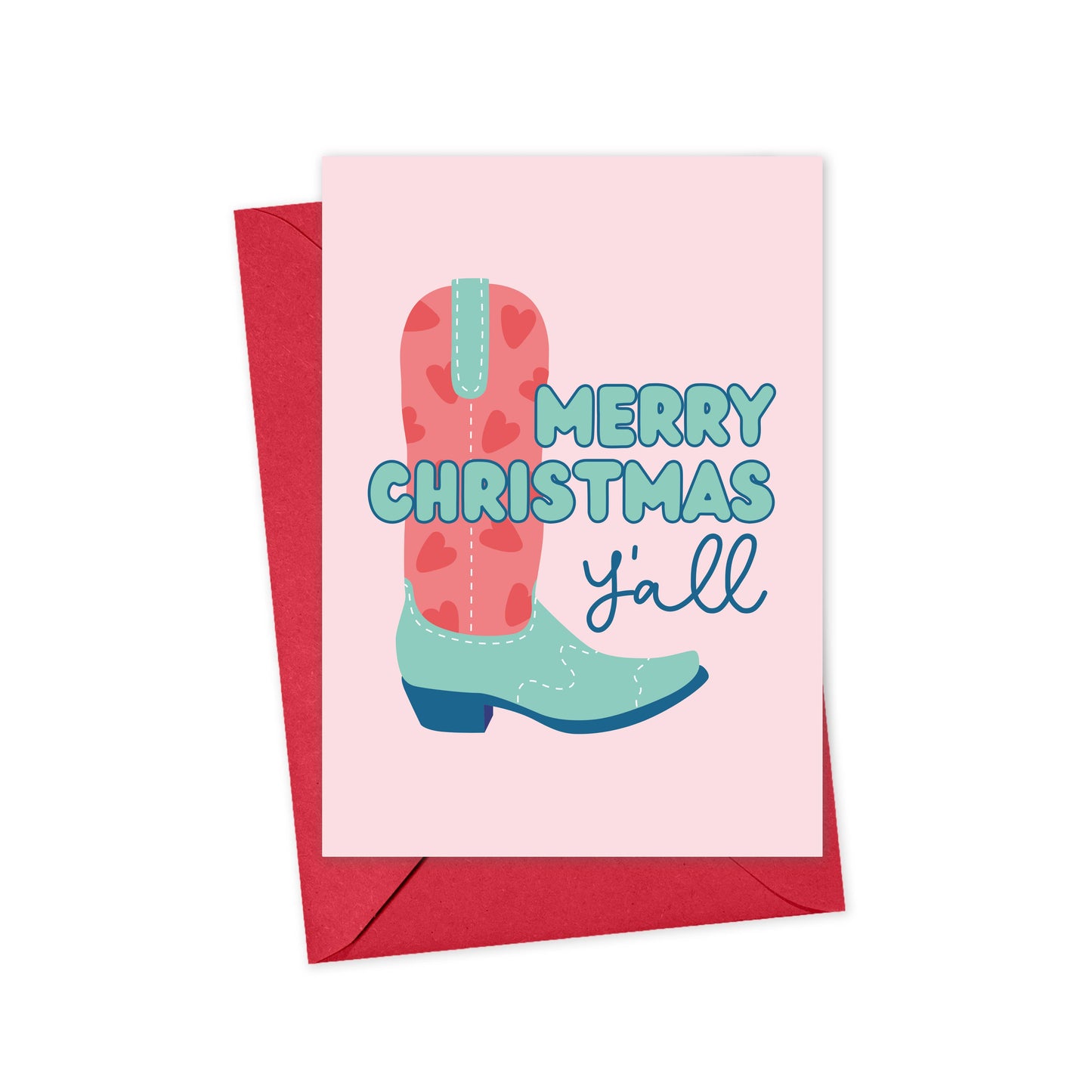 Merry Christmas Yall Greeting Card