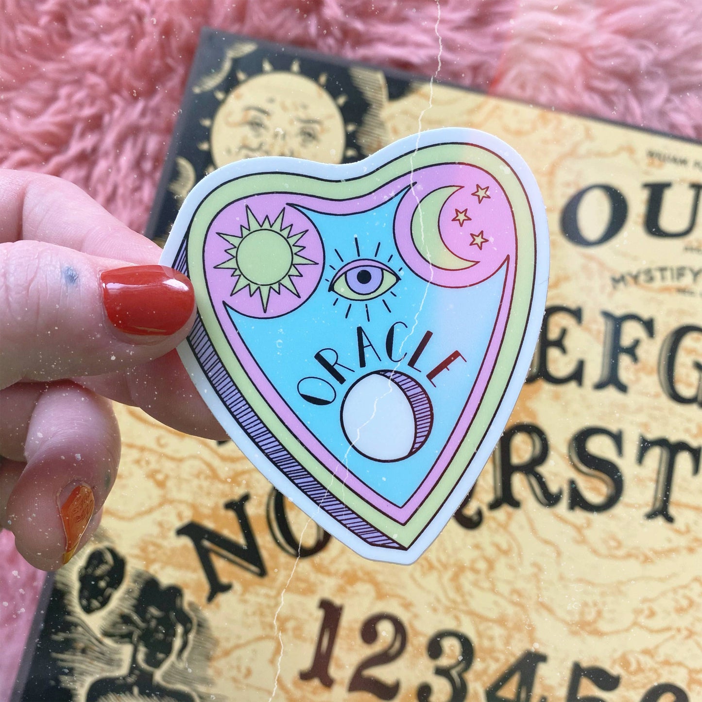 Ouija Oracle Sticker