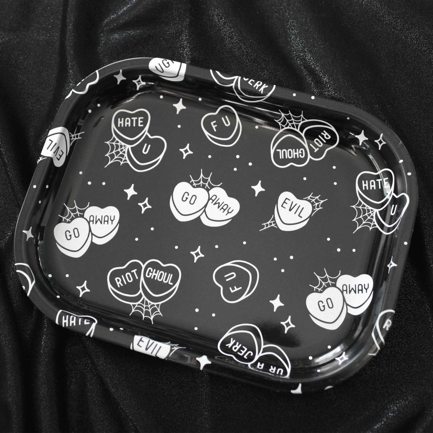 Rotten Hearts Metal Tray
