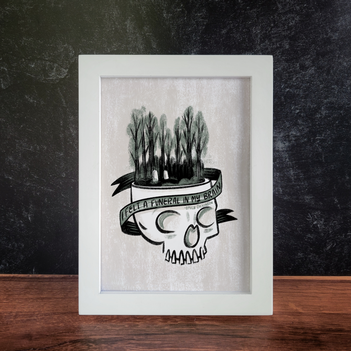I Felt a Funeral in My Brain Art Print