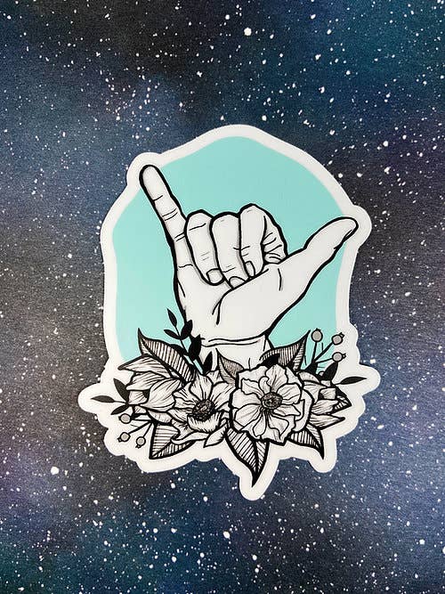 Hang Loose Sticker