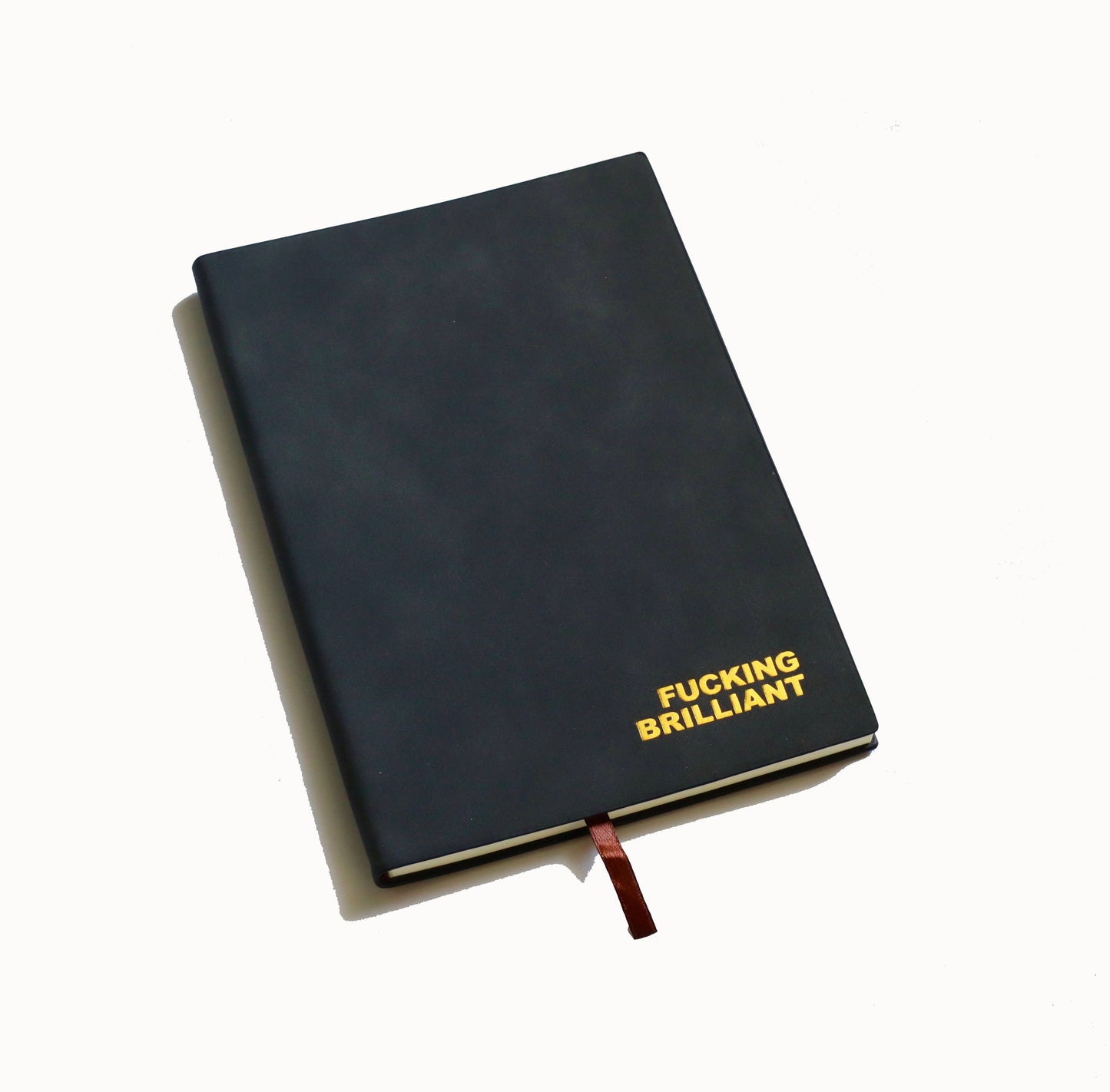 Fucking Brilliant Vegan Suede Journal