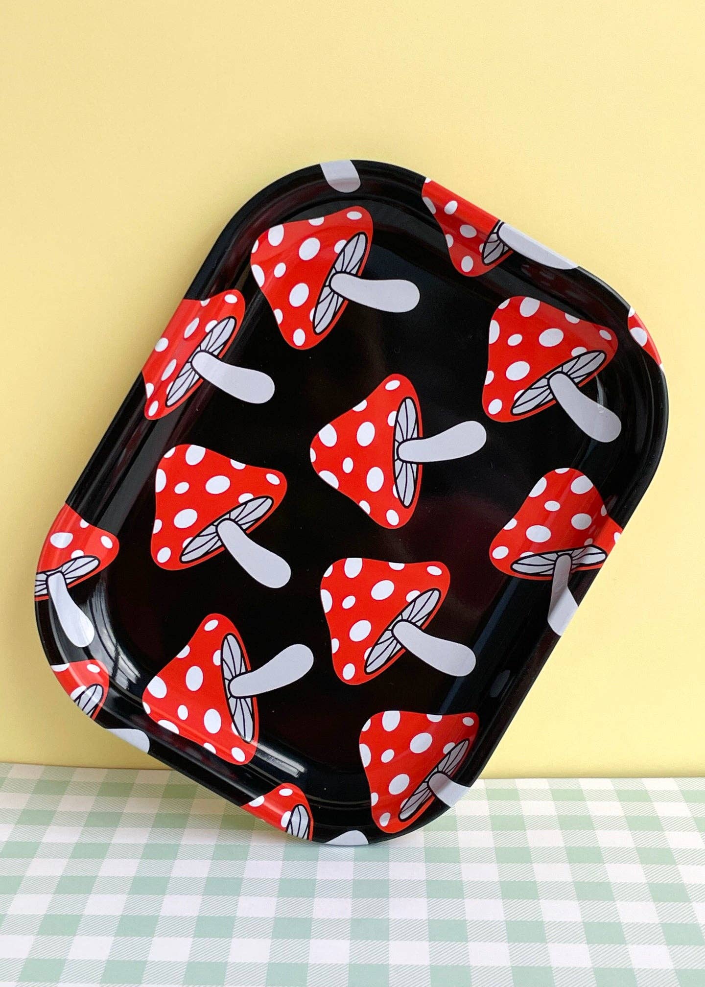 Mini Mushroom Metal Tray