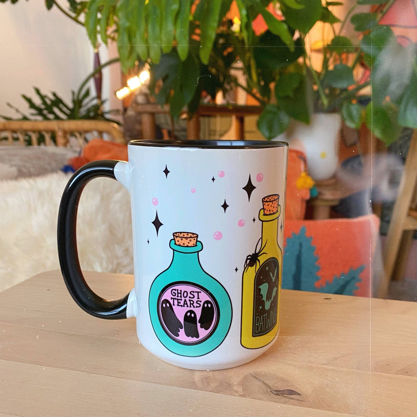 Black Witchy Potions Coffee Mug