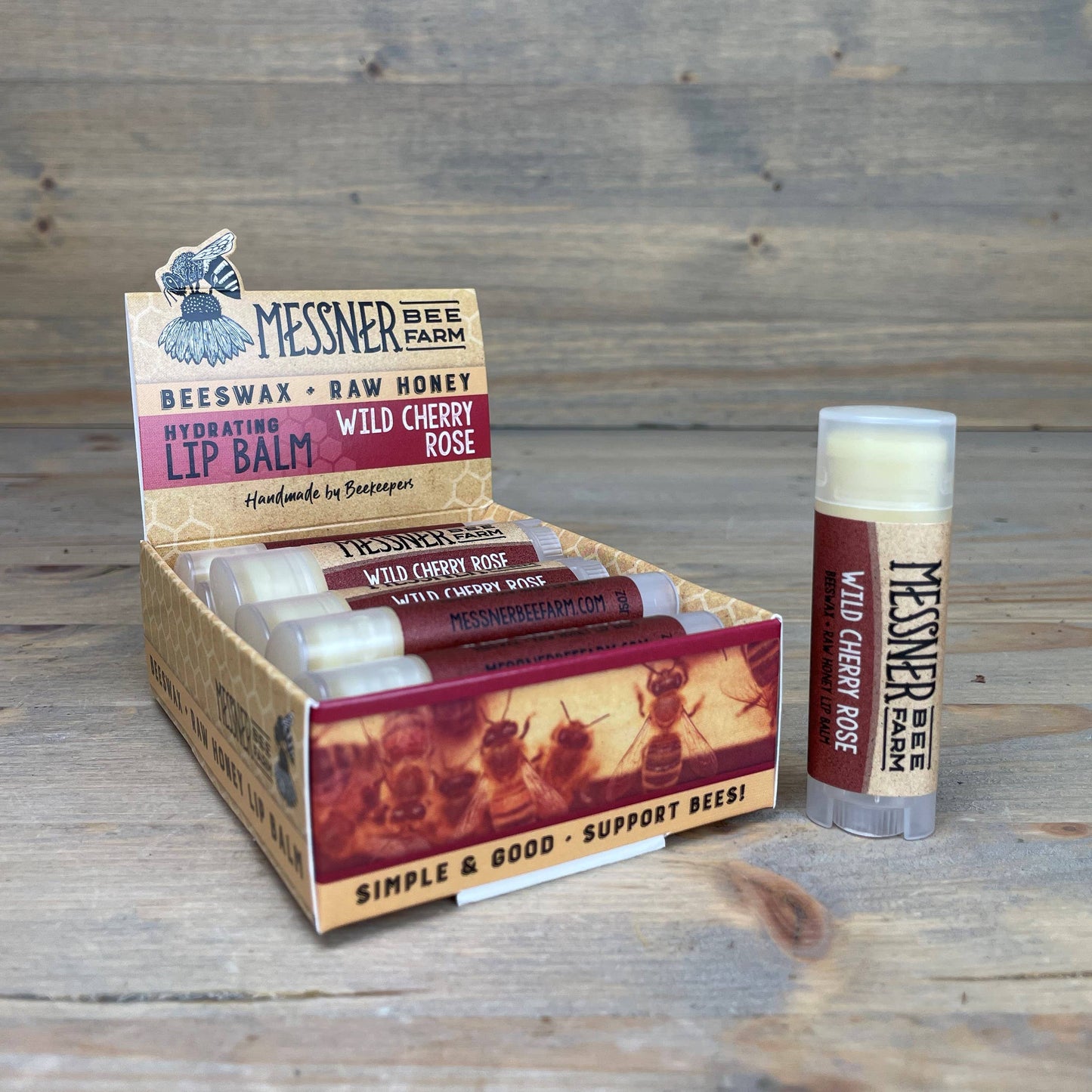 Wild Cherry Rose Lip Balm