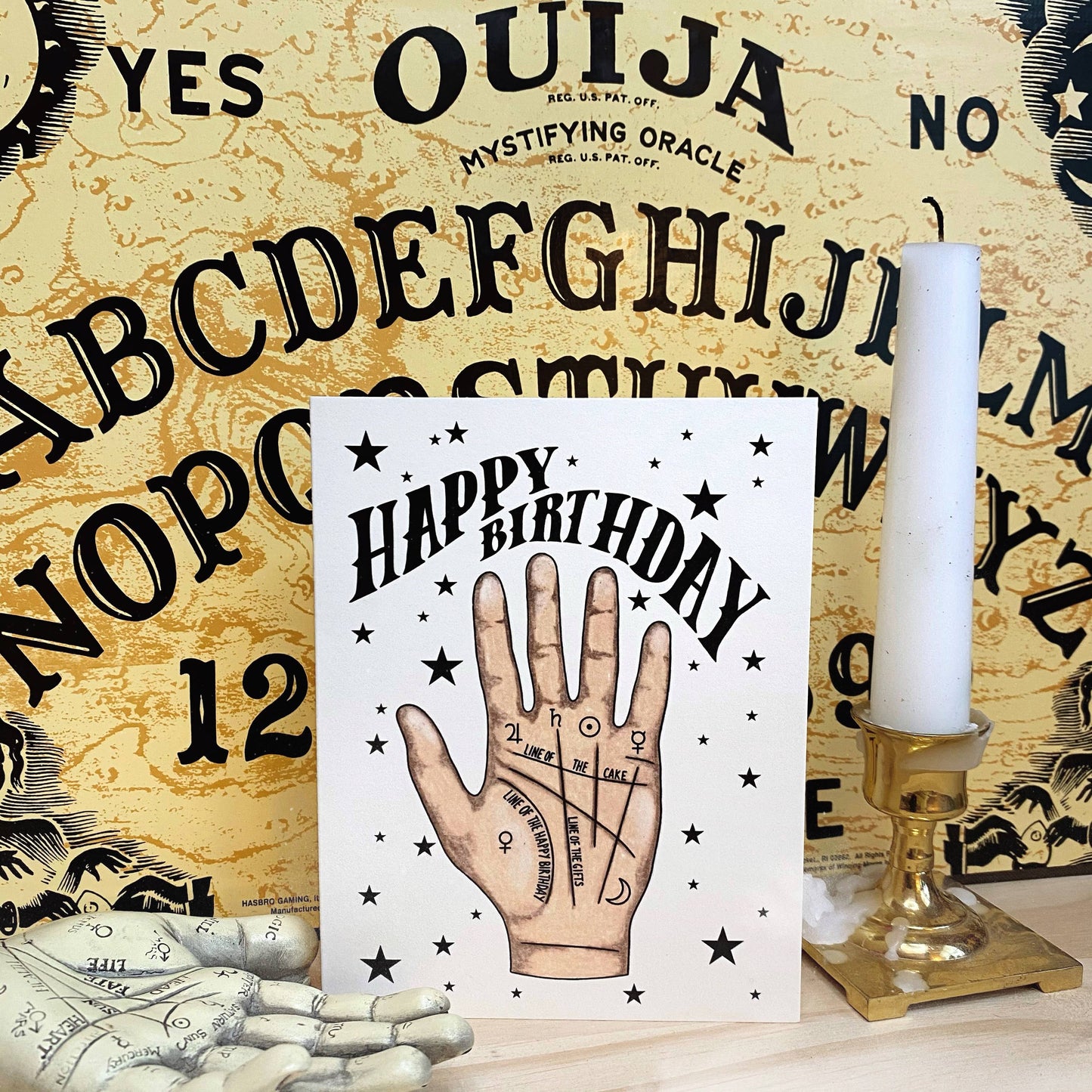 Birthday Palm Reading Greeting Card