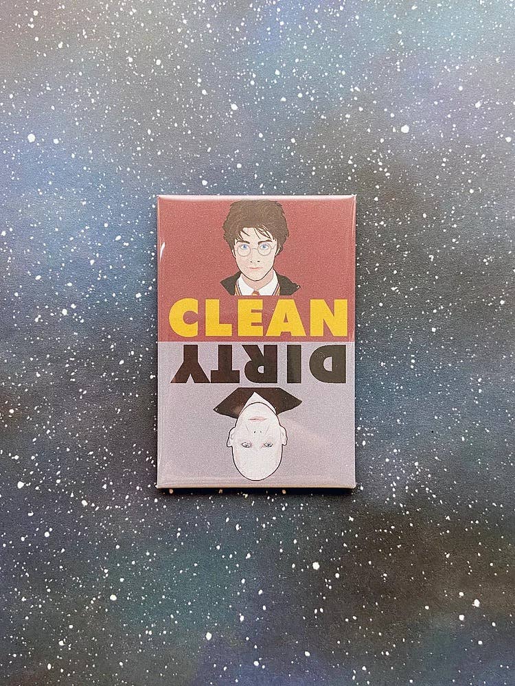 Harry Dirty/Clean Dishwasher Magnet