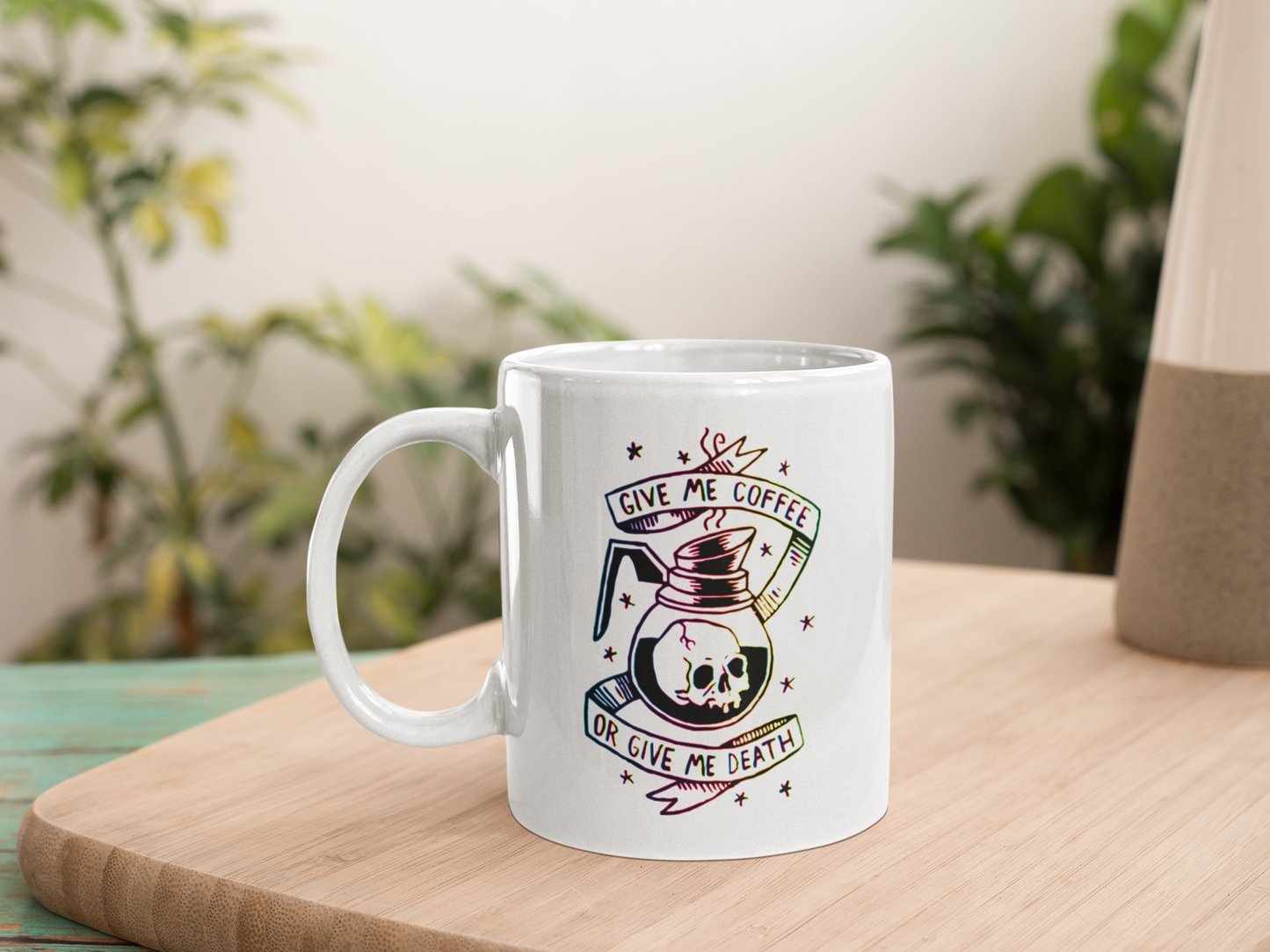Give Me Coffee or Give Me Death Coffee Mug