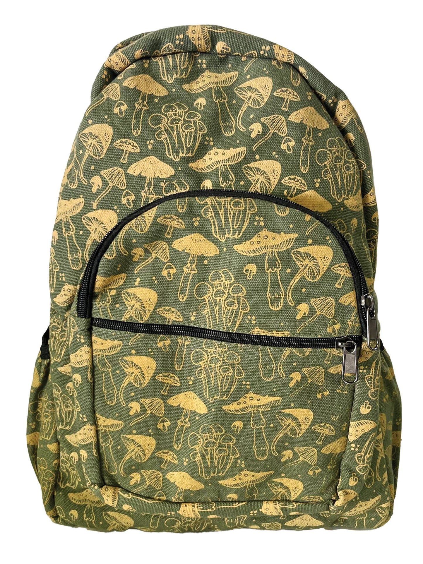 Green Mushroom All Over Backpack