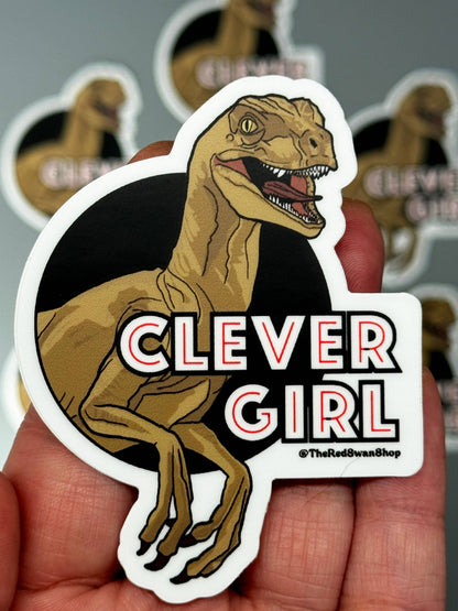 Clever Girl Sticker
