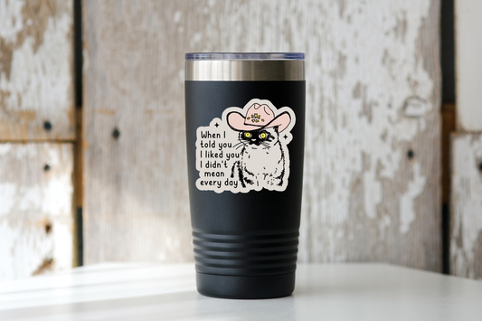 When I Told You I Liked You I Didn't Mean Every Day Sticker