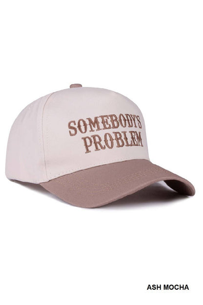Dk Forest Somebody's Problem Two Tone Canvas Cotton Hat