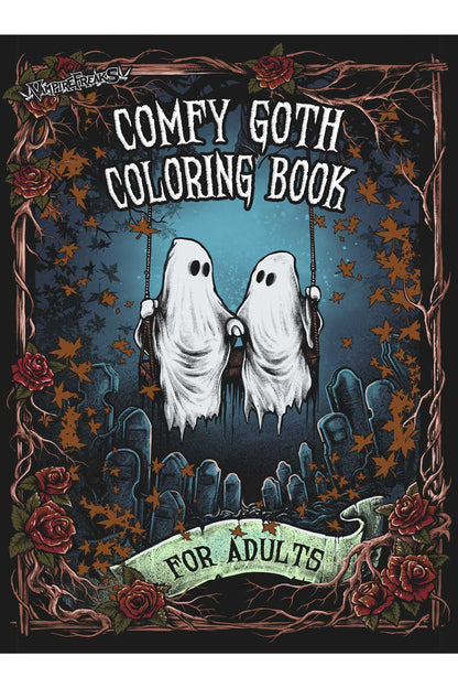 Comfy Goth Coloring Book For Adults