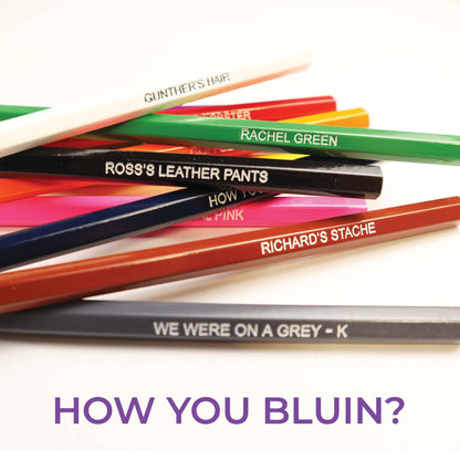 The One With The Colors Colored Pencils for Fans of Friends